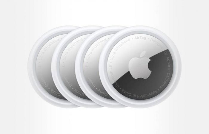 85 € ist der sehr gute Preis für das 4er-Set Apple AirTags bei Amazon