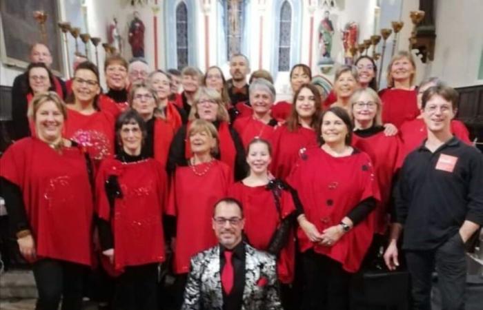 In der Nähe von Broglie findet in der Kirche dieses kleinen Dorfes ein Gospelkonzert statt