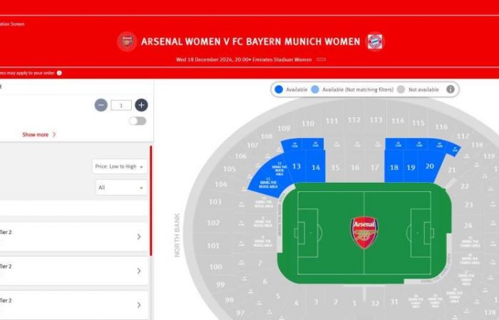 Der Anpfiff des Carabao-Cup-Spiels zwischen Arsenal und Crystal Palace wird die Frauenmannschaft zu großen Veränderungen zwingen