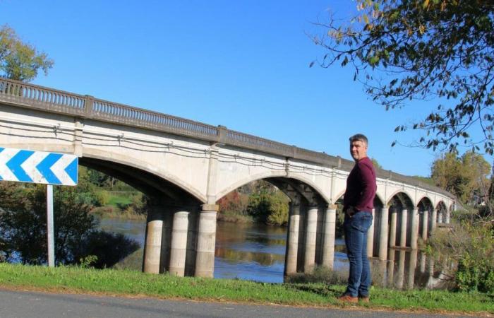 Die geschwächte Fleix-Brücke zwischen der Dordogne und der Gironde wird auf Wechselverkehr umgestellt