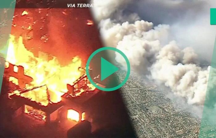 In Kalifornien tauchen Bilder von „Mountain Fire“ auf, dem beeindruckenden Feuer, das die Evakuierung Tausender Einwohner erzwang