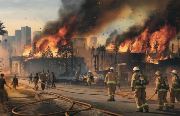 Verheerender Brand in der Nähe von Los Angeles: Tausende evakuiert