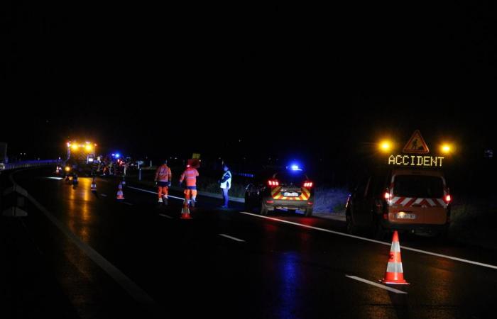 Auf dieser neuen Schnellstraße in der Haute-Loire fand eine große Sicherheitsübung statt