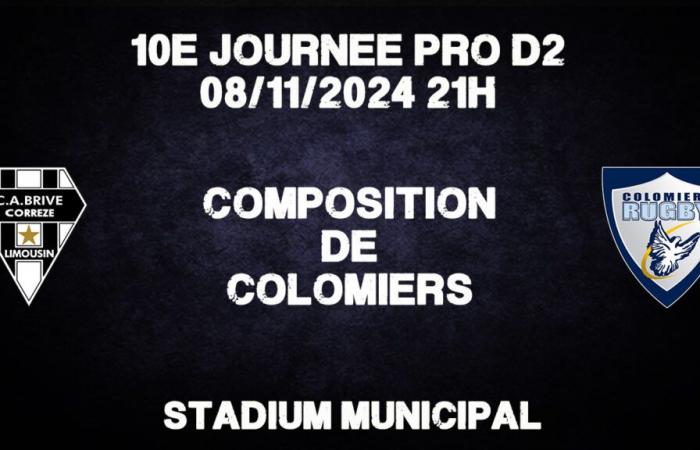 Pro D2 Brive – Colomiers: Zusammensetzung von Colomiers Rugby