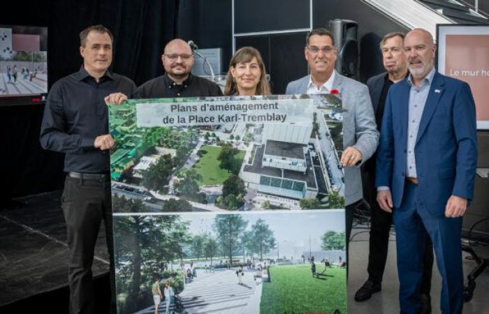 Enthüllung der Pläne für den Place Karl-Tremblay in l’Assomption