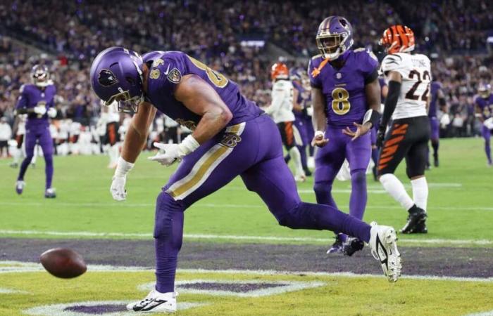 NFL: Die Ravens gewinnen ein verrücktes Spiel gegen die Bengals