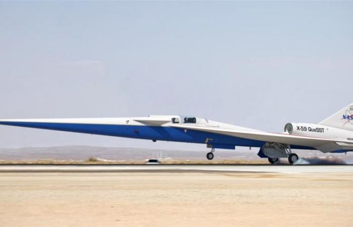 X-59: Die NASA schaltet den Motor ihres „stillen“ Überschallflugzeugs ein