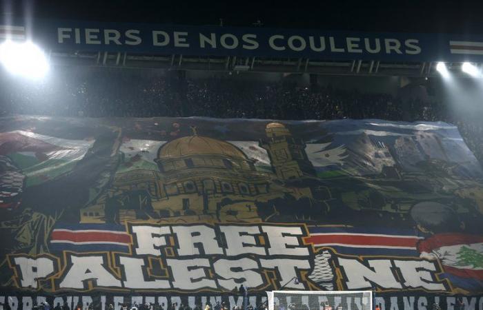 Tifo „Free Palestine“ im Parc des Princes: „Das angezeigte Banner kann nicht als provokativ oder beleidigend angesehen werden“, PSG wird von der UEFA nicht sanktioniert