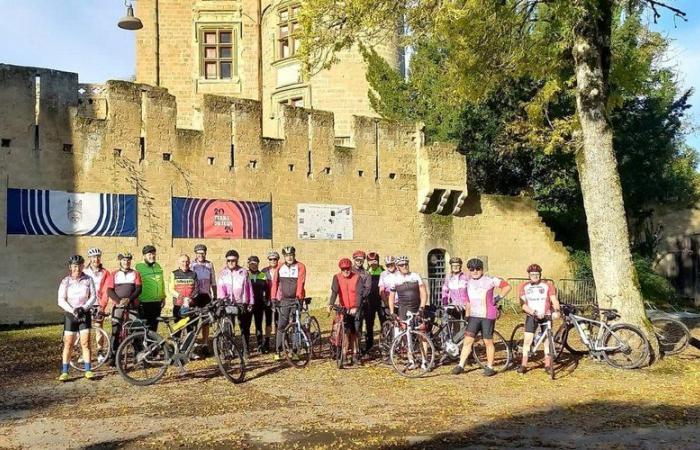 Der Ausflug der Entente Cycliste in Simorre im Département Gers