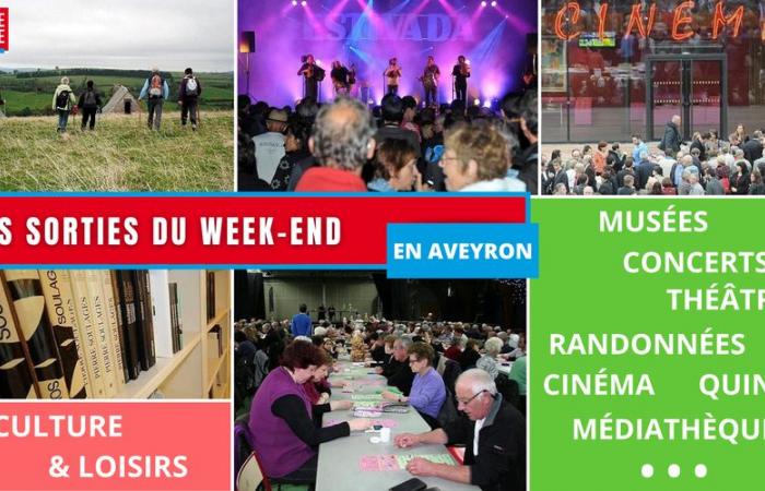 Konzert, Kino, Home Fair, Quine: Drei Tage Unterhaltung in Aveyron an diesem Freitag, dem 8., Samstag, dem 9. und Sonntag, dem 10. November