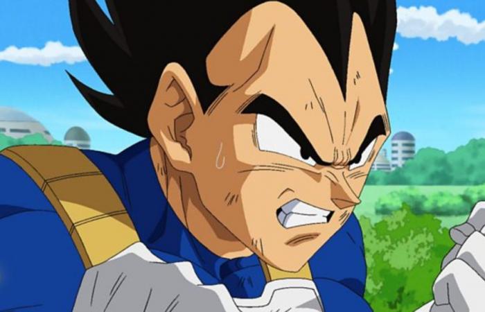 Dragon Ball: Vegeta wurde noch nie so lächerlich gemacht wie in diesem offiziellen Derivat, es liegt auf dem Niveau von Battle of Gods