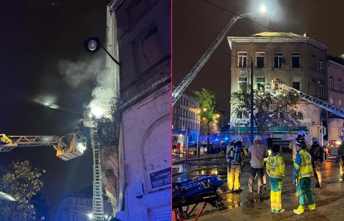 Bei einem Brand in der Rue de Fiennes in Anderlecht sterben drei Menschen