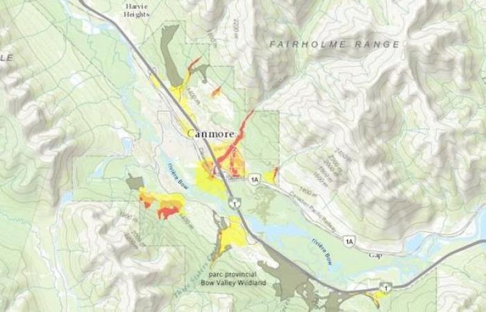 Eine neue Struktur in Canmore, um Überschwemmungen zu verhindern