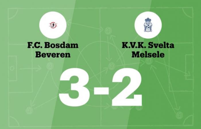 Bosdam Beveren B verwandelt einen Rückstand in einen Sieg gegen Svelta Melsele B (Beveren-Waas)