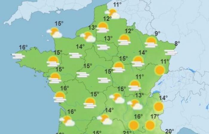 Durchwachsener Samstag und sonniger Sonntag, großzügiges Thermometer im Norden: Wochenendvorhersagen in Frankreich