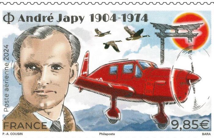 Wer ist André Japy, dieser Flieger, der mit einer neuen Briefmarke gefeiert wird?