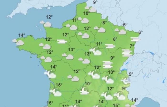 Durchwachsener Samstag und sonniger Sonntag, großzügiges Thermometer im Norden: Wochenendvorhersagen in Frankreich