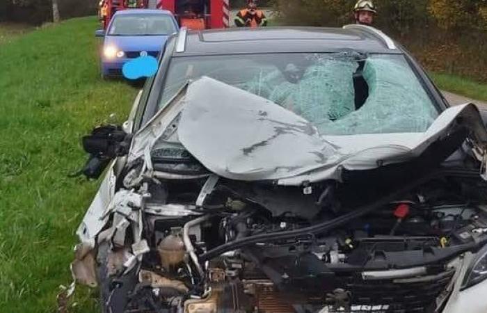 Ein Autofahrer wurde in Waldwisse verletzt