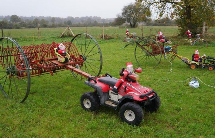 „Wenn meine 160 Weihnachtsmänner angezündet sind, verbrauche ich viel Strom“