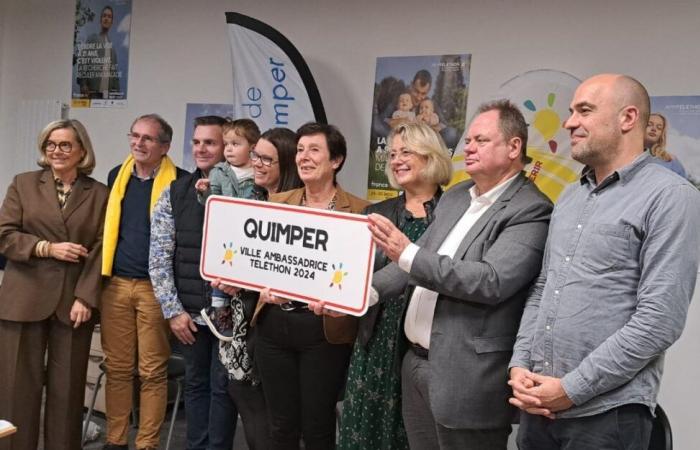 Finistère. Quimper, Botschafterstadt des Telethon 2024