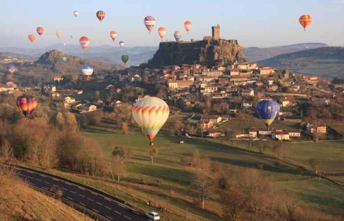 50 Heißluftballons werden drei Tage lang über der Haute-Loire fliegen