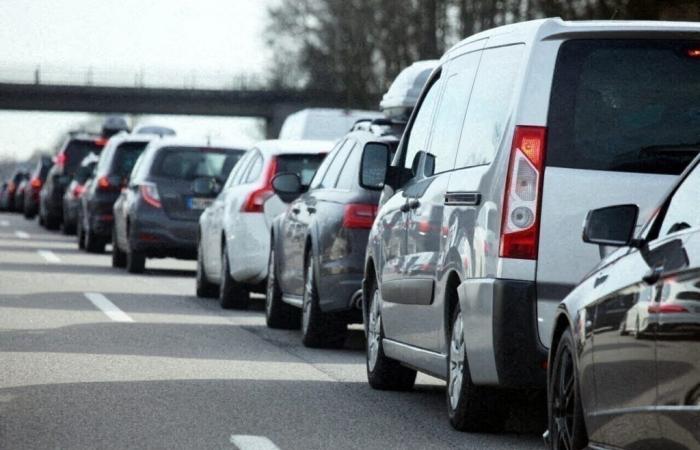 In der Nähe von Nizza. Laut Bison futé ist der Verkehr vor dem 11. November schwierig