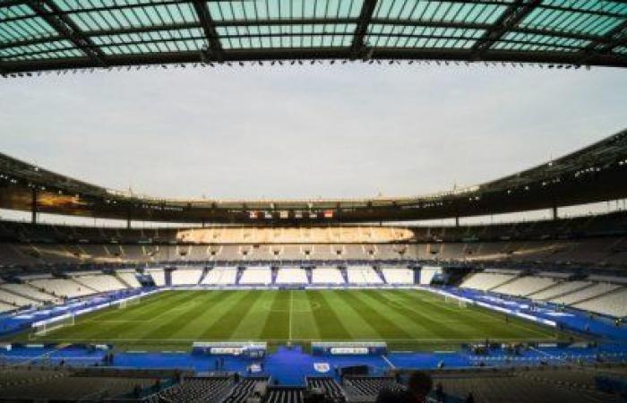 Eine Straßensperre im Stade de France?