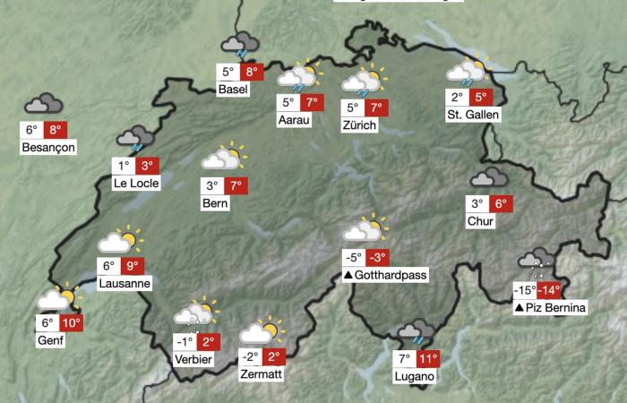 Jetzt kommt der Schnee das erste Mal in tiefere Lage