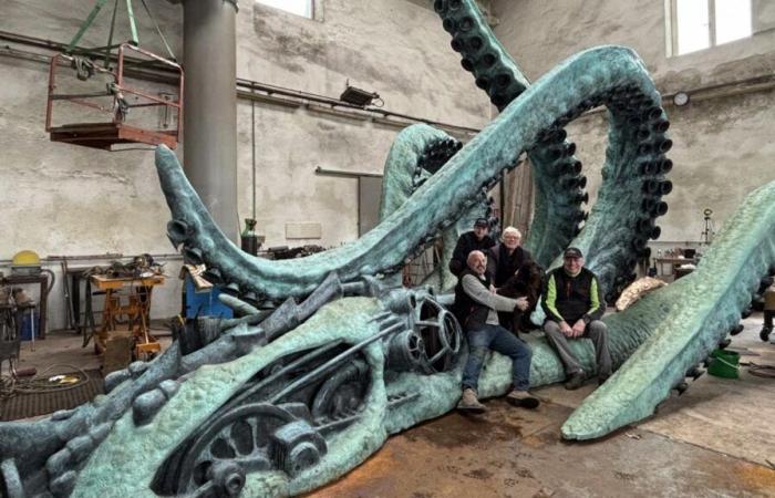 Amiens: So sieht der fertige Nauti-Oktopus aus