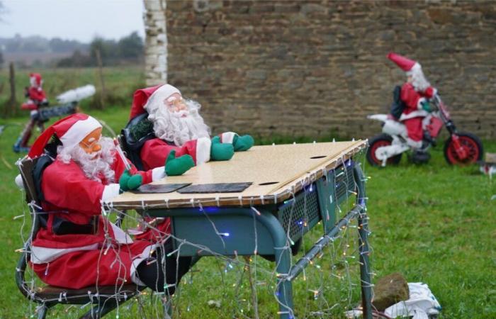 „Wenn meine 160 Weihnachtsmänner angezündet sind, verbrauche ich viel Strom“