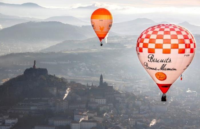 50 Heißluftballons fliegen von Freitag, 8. bis Sonntag, 10. November über die Haute-Loire