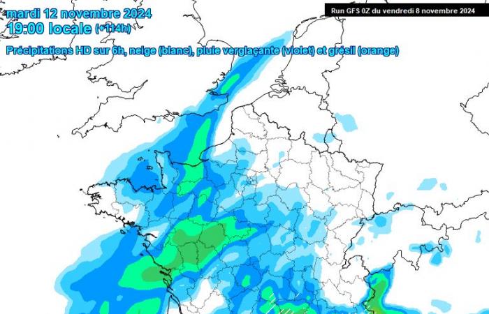 Starker Regen in den nächsten 24 Stunden in der Nähe von Hérault, dann nächste Woche ein Kälteeinbruch