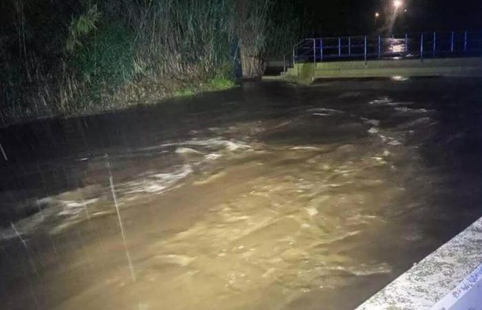 Ein Mann wurde aus einem von der Flut überschwemmten landwirtschaftlichen Grundstück in Port de la Selva gerettet