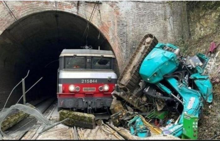 Aufgrund eines Hindernisses zwischen Bueil und Évreux kam es zu erheblichen Störungen des Bahnverkehrs