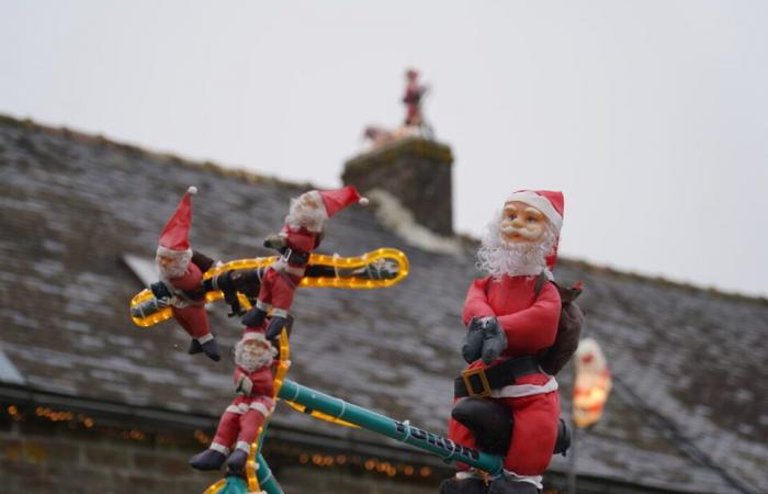 „Wenn meine 160 Weihnachtsmänner angezündet sind, verbrauche ich viel Strom“