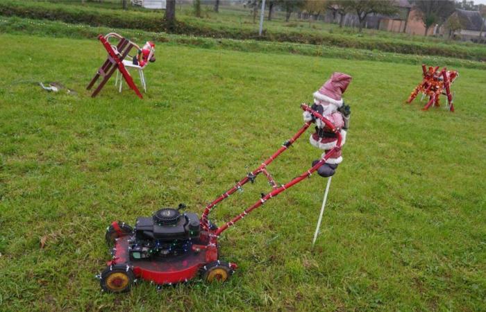 „Wenn meine 160 Weihnachtsmänner angezündet sind, verbrauche ich viel Strom“