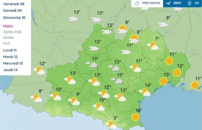 KARTEN. Hier sind die Prognosen von Météo France für das lange Wochenende des 11. November in Toulouse und Okzitanien