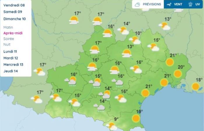 KARTEN. Hier sind die Prognosen von Météo France für das lange Wochenende des 11. November in Toulouse und Okzitanien