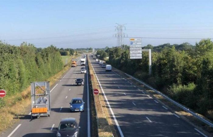 Starke Verzögerungen nach einem Unfall auf der Schnellstraße zwischen Montaigu-Vendée und La Roche-sur-Yon