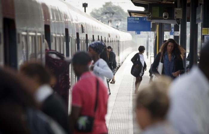 Der Verkehr der RER B war am Wochenende des 11. November unterbrochen