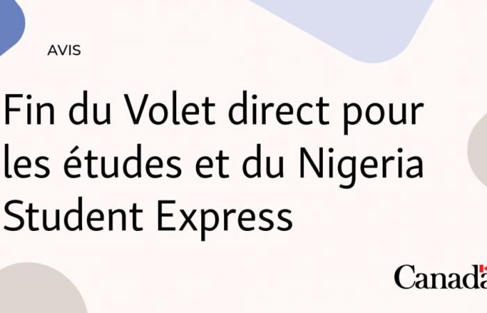 Ende von Student Direct Stream und Nigeria Student Express