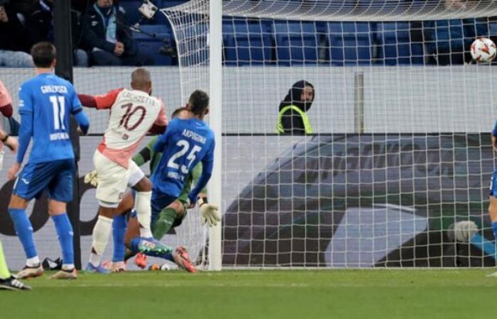 Lyon kassiert in der Nachspielzeit bei Hoffenheim das Unentschieden (2:2).