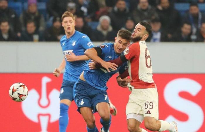 Zur Pause wurde OL von Hoffenheim in Schach gehalten