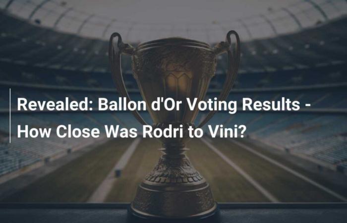 Enthüllt: Ballon d’Or-Abstimmungsergebnisse – Wie nah war Rodri an Vini?