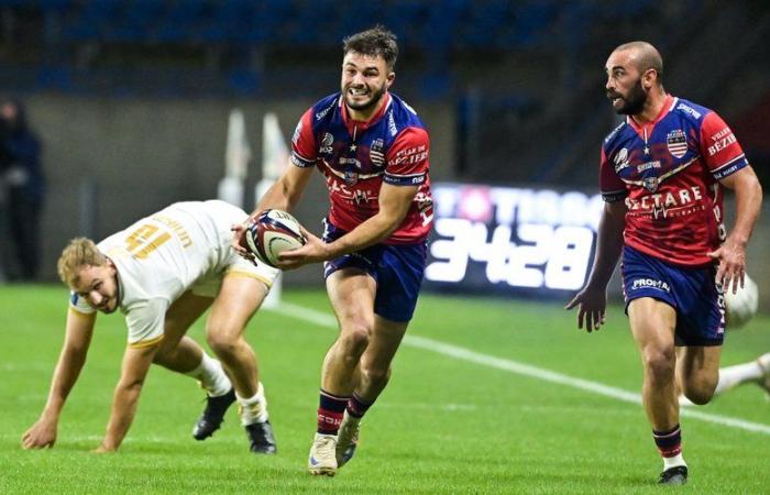 Pro D2 – „Die Top 6, der Bonus und unser Sonntag!“ : jubelt Gabin Lorre (Béziers)