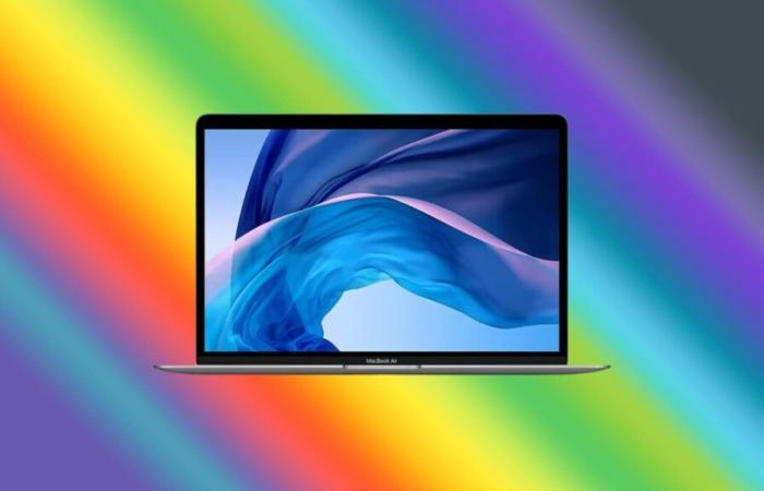 Dieses MacBook Air ist für unter 600 Euro gut sichtbar