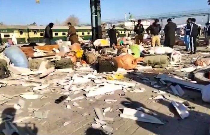 In Pakistan kam es zu einer tödlichen Explosion am Hauptbahnhof von Quetta