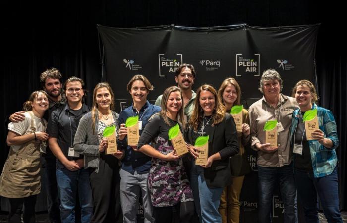 Le P’tit Train du Nord gewinnt den Regional Outreach Prize bei den Outdoor Excellence Awards 2024