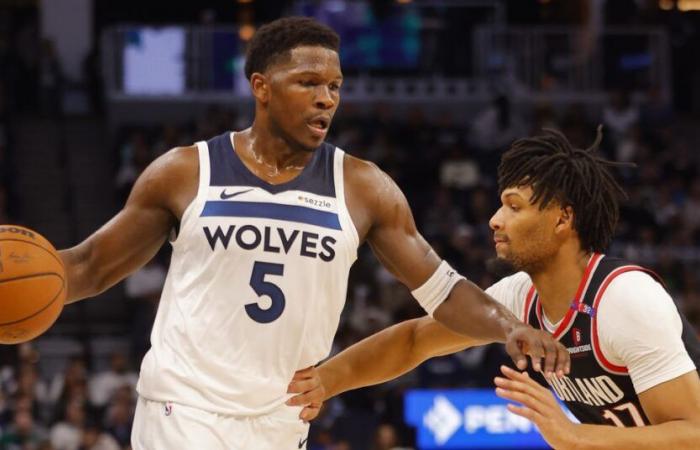 Wolves AAA, Blazers BBB: Anthony Edwards Masterclass haut Portland raus