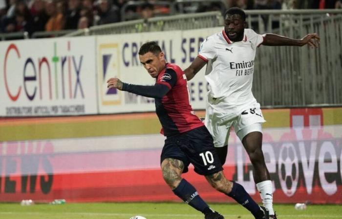 Serie A. Der AC Mailand ist vier Tage nach dem Sieg gegen Real Madrid von Cagliari begeistert